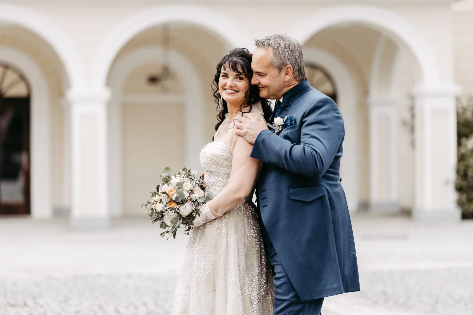Ungestellter Moment beim Jawort, festgehalten von Hochzeitsfotograf und Hochzeitsvideograf in St. Pölten